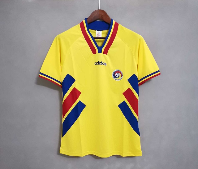 AAA Quality Romania 1994 World Cup Home Soccer Jersey
